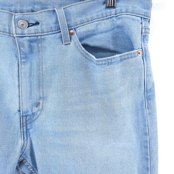 Levis Women 511 All Season Tech Comfort Stretch Lightwash Distress Classic 31x29 - Picture 5 of 14